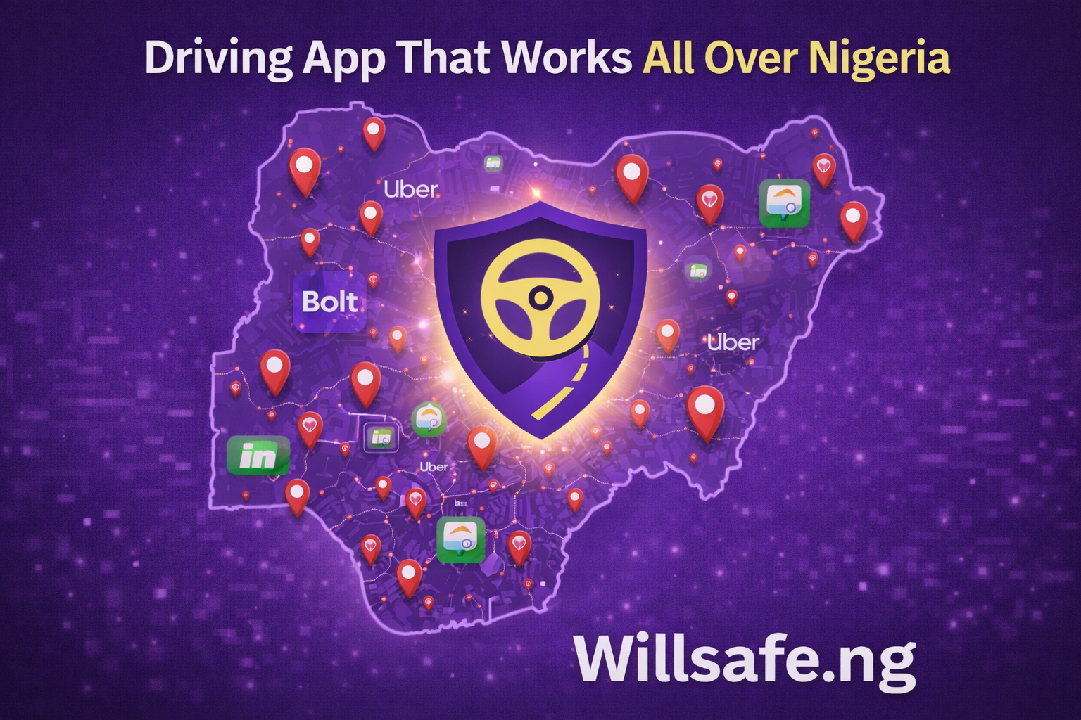 Driving app that works all over Nigeria